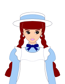 Portrait of Kisara, Pinafore dress