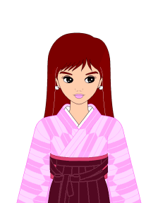 Portrait of Kisara, Hakama