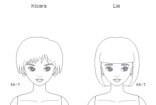 Eyebrow Print of Kisara and Lie