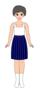 Pleated skirt